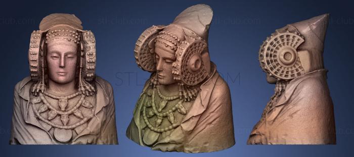 3D модель Ла Дама де Эльче (STL)